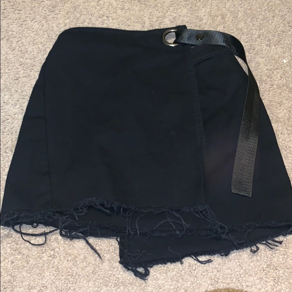 Carmar denim black skirt